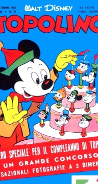 Topolino 0075 - Mondadori 1953 - Italian