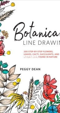 Botanical Line Drawing - Peggy Dean - English