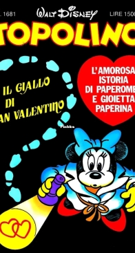 Topolino 1681 - Mondadori 1988 - Italian