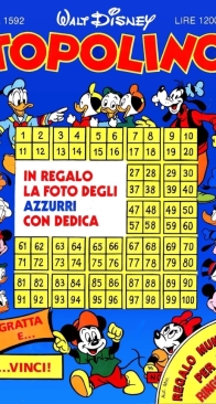 Topolino 1592 - Mondadori 1986 - Italian