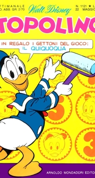 Topolino 1121 - Mondadori 1977 - Italian