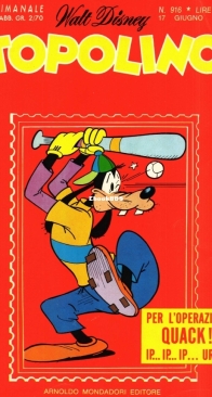 Topolino 0916 - Mondadori 1973 - Italian