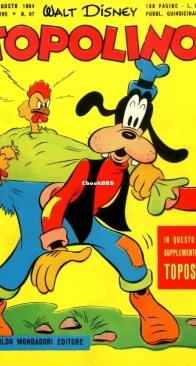 Topolino 0097 - Mondadori 1954 - Italian