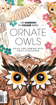 Ornate Owls  - The Harmony Of Colour Series Book 118 - English