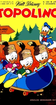 Topolino 1201 - Mondadori 1978 - Italian