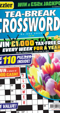 Puzzler - Tea Break Crosswords - Issue 345 - 2024 - English