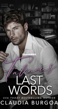 Famous Last Words - Claudia Burgoa - English
