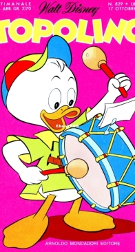 Topolino 0829 - Mondadori 1971 - Italian