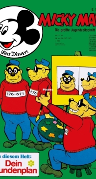 Micky Maus 1971 - 35 - Ehapa - German