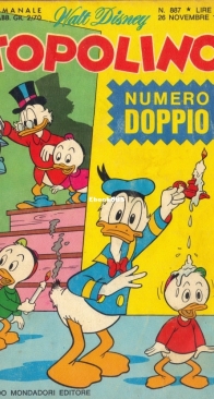 Topolino 0887 - Mondadori 1972 - Italian