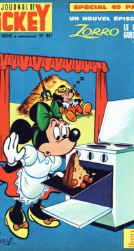 Le Journal de Mickey 0847 - Hachette 1968 - French