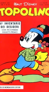 Topolino 0080 - Mondadori 1953 - Italian