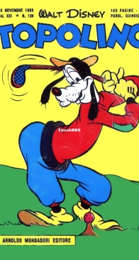 Topolino 0126 - Mondadori 1955 - Italian