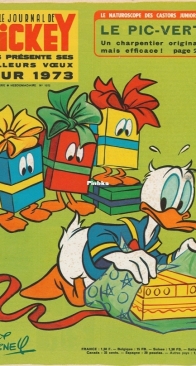 Le Journal de Mickey 1072 - Hachette 1972 - French