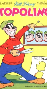 Topolino 1033 - Mondadori 1975 - Italian