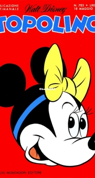 Topolino 0703 - Mondadori 1969 - Italian