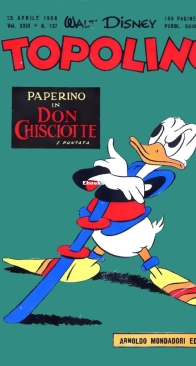 Topolino 0137- Mondadori 1956 - Italian