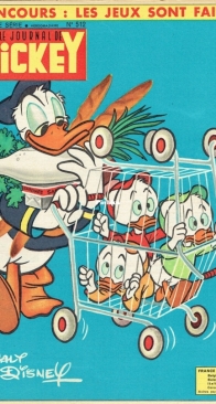 Le Journal de Mickey 0512 - Hachette 1962 - French