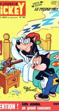 Le Journal de Mickey 0933 - Hachette 1970 - French