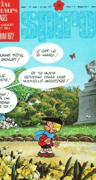 Le Journal de Spirou 1771 - Dupuis 1972 - French