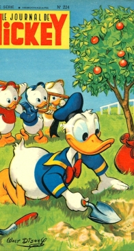 Le Journal de Mickey 0224 - Hachette 1956 - French
