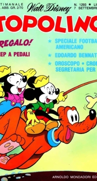 Topolino 1293 - Mondadori 1980 - Italian