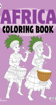 Africa - Coloring Book - Monkey Pen - English