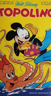 Topolino 0977 - Mondadori 1974 - Italian